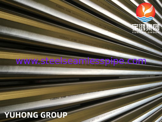 ASME SA213 ASTM A213 TP304 निर्बाध स्टेनलेस स्टील हीट एक्सचेंजर ट्यूब
