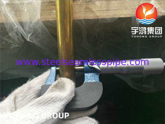 गर्मी एक्सचेंजर के लिए ASTM B111 C44300 सीमलेस कॉपर निकेल ट्यूब