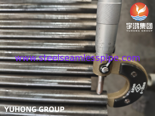 मिश्र धातु स्टील सीमलेस ट्यूब ASTM A213 ASME SA213 ग्रेड T5, T9, T11, T22 हीट एक्सचेंजर फ्लूइड बॉयलर ड्रिल के लिए हाइड्रोलिक कूलिंग