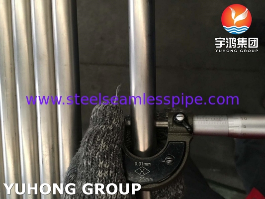 ASME SB338 GR1, GR7, GR9, GR12 कंडेनसर बॉयलर के लिए टाइटेनियम मिश्र धातु स्टील ट्यूब