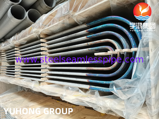 ASME SA213 TP316L स्टेनलेस स्टील U बेंड ट्यूब गर्मी एक्सचेंजर और बॉयलर के लिए