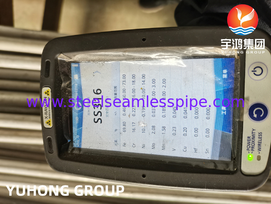 ASME SA213 TP316L स्टेनलेस स्टील U बेंड ट्यूब गर्मी एक्सचेंजर और बॉयलर के लिए