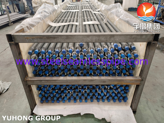 हीट एक्सचेंजर अनुप्रयोग के लिए ASME SA179+Al1060 G-टाइप/एंबेडेड फिन ट्यूब