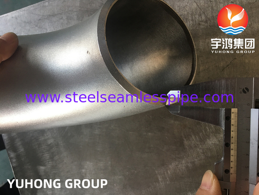 ASTM A403 / ASME SA403 WPS31254 स्टेनलेस स्टील सीमलेस फिटिंग कोहनी बट वेल्डेड B16.9