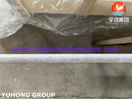 डुप्लेक्स स्टेनलेस स्टील सीमलेस हीट एक्सचेंजर ट्यूब ASTM A789 / ASME SA789 S32205