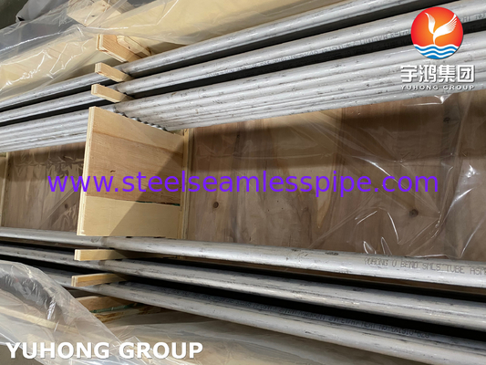 डुप्लेक्स स्टेनलेस स्टील सीमलेस हीट एक्सचेंजर ट्यूब ASTM A789 / ASME SA789 S32205