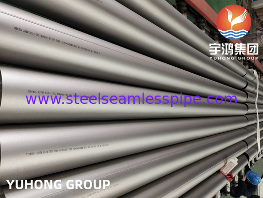 ASTM B514 इनकोनेल 800H UNS N08800 गैस प्रसंस्करण के लिए इनकोनेल निकेल मिश्र धातु वेल्डेड पाइप