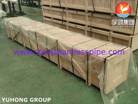 ASME SB111 CuZn20Al2 / CZ110 / UNS C68700 एल्यूमीनियम पीतल सीमलेस ट्यूब