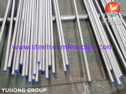ASTM A213 (ASME SA213) TP444 स्टेनलेस स्टील सीमलेस पाइप गर्मी एक्सचेंजर के लिए लागू