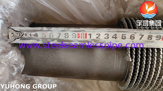 ASTM A335 Gr P9 मिश्र धातु स्टील के लिए भट्टियों के लिए Serrated फिन ट्यूब