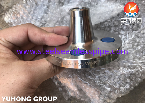 सुपर डुप्लेक्स स्टील फ्लैंग ASTM A182 F53, UNS S32750 वेल्ड नेक फ्लैंग, RF, FF, B16.5