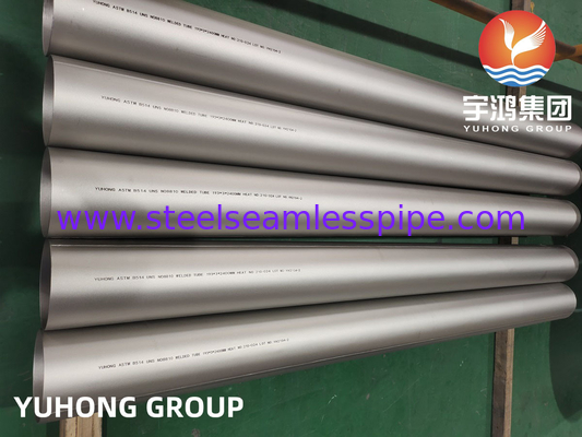 निकेल मिश्र धातु स्टील ASTM B514 UNS N08810 Incoloy 800H वेल्डेड ट्यूब