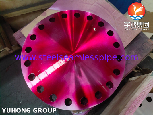 ASTM A182 F304/304L ब्लाइंड B16.5 फोल्डेड फ्लेन्ज रिवाइज्ड फेस BLRF #600
