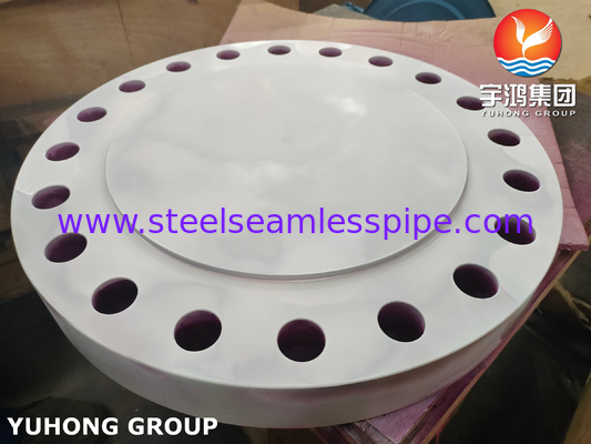 ASTM A182 F304/304L ब्लाइंड B16.5 फोल्डेड फ्लेन्ज रिवाइज्ड फेस BLRF #600