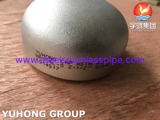ASTM A403 WP304L 1.4307 अंत टोपी स्टेनलेस स्टील बटवेल्ड फिटिंग