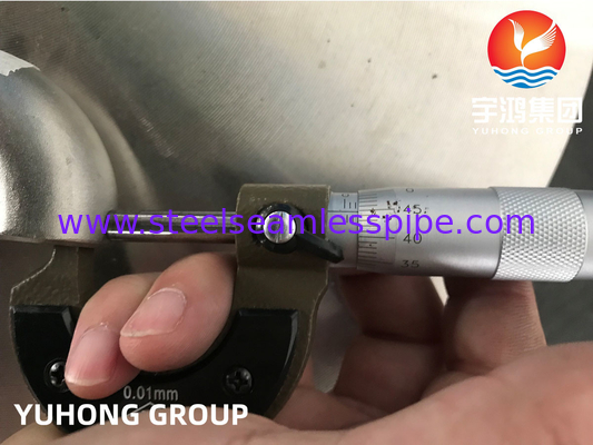 ASTM B366 N06022 हैस्टेलॉय C22 2.4602 180 डिग्री कोहनी मिश्र धातु स्टील पाइप फिटिंग B16.9