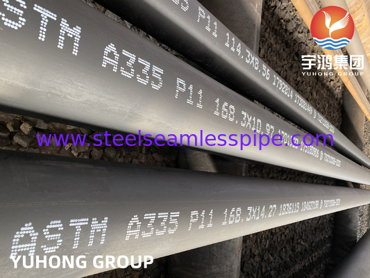 मिश्र धातु स्टील सीमलेस पाइप ASTM A335, ASME SA335 P5 P9 P11 P12 P22 P91 P92 पावर प्लांट ऊर्जा के लिए, द्रव बॉयलर,थर्मल पावर