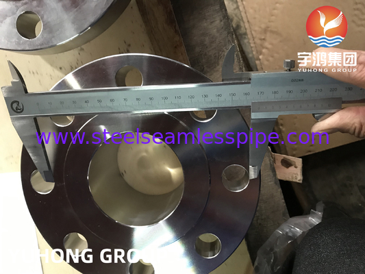 ASTM A182 F51 डुप्लेक्स स्टील फोल्डेड वेल्डनेक फ्लैंज RF B16.5 तेल और गैस के लिए
