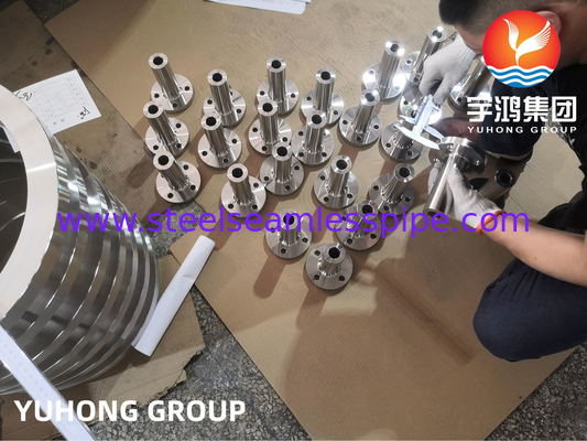 ASME SB564 Monel 400 (UNS N04400, 2.4360) निकेल मिश्र धातु लंबी वेल्ड गर्दन फ्लैंज