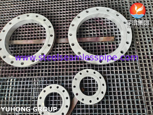 जल उपचार, ASTM A182 F904L, N08904 स्टेनलेस स्टील स्लिप ऑन फ्लैंज, उठाया हुआ चेहरा, B16.5