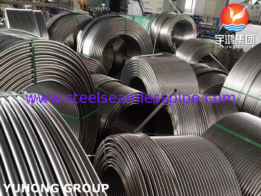 ऊष्मा विनिमयकों के लिए ASTM A269 TP316L स्टेनलेस स्टील सीमलेस कॉइल ट्यूब