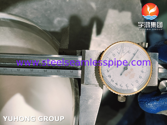 EN10253-4 1.4404 WP316L जल उपचार संयंत्रों के लिए कोहनी स्टेनलेस स्टील पाइप फिटिंग