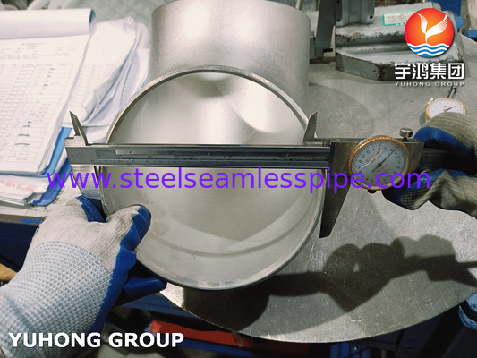 EN10253-4 1.4404 WP316L जल उपचार संयंत्रों के लिए कोहनी स्टेनलेस स्टील पाइप फिटिंग