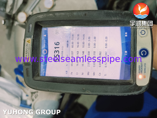 EN10253-4 1.4404 WP316L जल उपचार संयंत्रों के लिए कोहनी स्टेनलेस स्टील पाइप फिटिंग