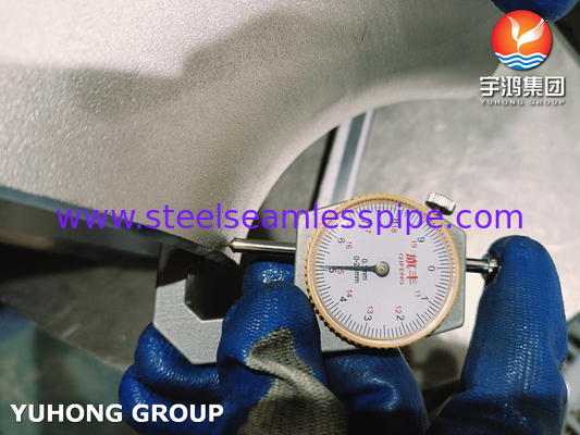 EN10253-4 1.4404 WP316L जल उपचार संयंत्रों के लिए कोहनी स्टेनलेस स्टील पाइप फिटिंग