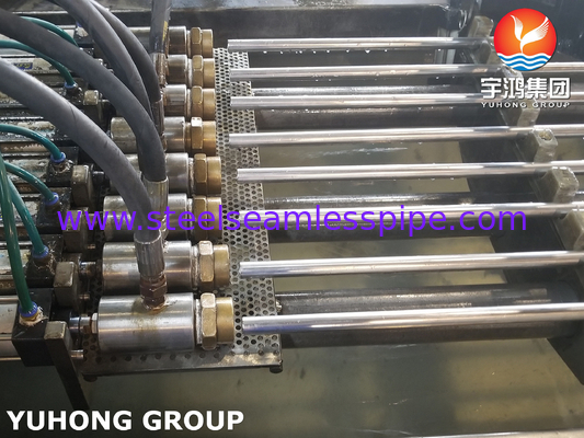 ASTM A249 / ASME SA249 TP304 स्टेनलेस स्टील वेल्डेड ट्यूब, चमकदार एनील्ड, सादा अंत