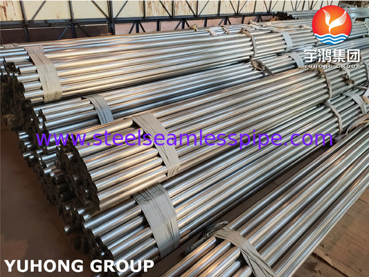 ASTM A249 / ASME SA249 TP304 स्टेनलेस स्टील वेल्डेड ट्यूब, चमकदार एनील्ड, सादा अंत