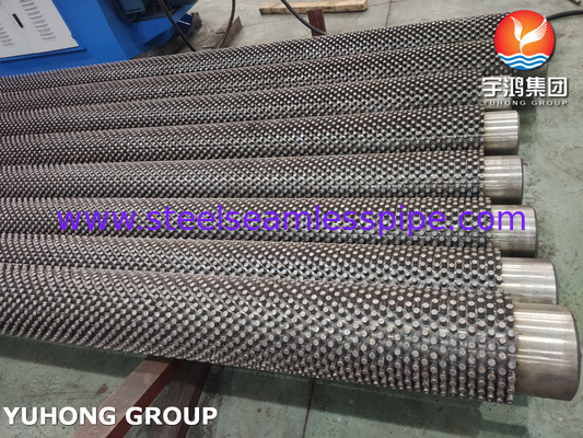 ASTM A335 P5 P9 P11 P22 P91 हीट एक्सचेंजर्स के लिए मिश्र धातु स्टील फिनेड ट्यूब