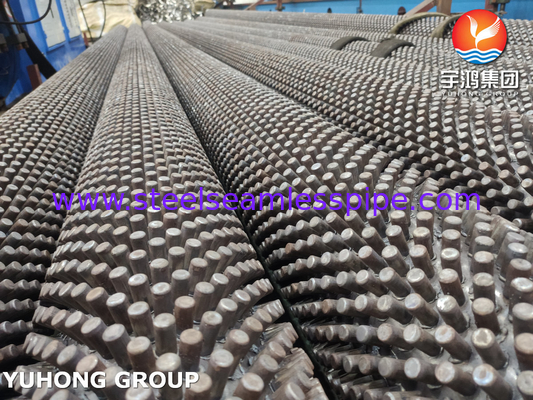ASTM A335 P5 P9 P11 P22 P91 हीट एक्सचेंजर्स के लिए मिश्र धातु स्टील फिनेड ट्यूब