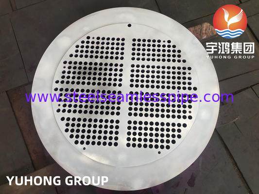 ASTM A182 F304, 304L, SUS304 हीट एक्सचेंजर के लिए स्टेनलेस स्टील ट्यूब शीट