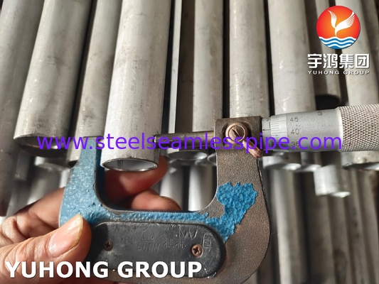ASTM A789 UNS S31803 रासायनिक प्रक्रिया संयंत्र के लिए डुप्लेक्स स्टेनलेस स्टील सीमलेस ट्यूब