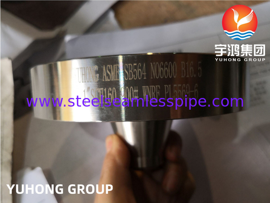 ASTM B564 Alloy600 UNS NO6600 निकल मिश्र धातु ब्लाइंड RF फेस फ्लैंज फोर्जिंग