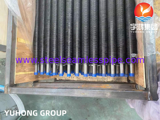 Asme Sb163 मोनेल 400 निकेल मिश्र धातु Ss G प्रकार के एल्यूमीनियम फिन के साथ फिन ट्यूब