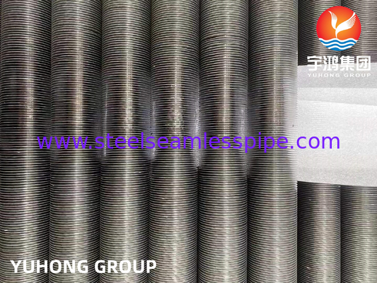 Asme Sb163 मोनेल 400 निकेल मिश्र धातु Ss G प्रकार के एल्यूमीनियम फिन के साथ फिन ट्यूब