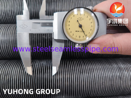 हीट एक्सचेंजर और कंडेनसर अनुप्रयोगों के लिए एल्यूमीनियम फिन सामग्री और कई फिन प्रकार के साथ अनुकूलित फिनेड ट्यूब