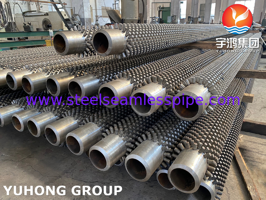 स्टड फिन ट्यूब ASME SA335 P5 13Cr (SS 410) स्टीम रिफॉर्मिंग फर्नेस के लिए पिन ट्यूब