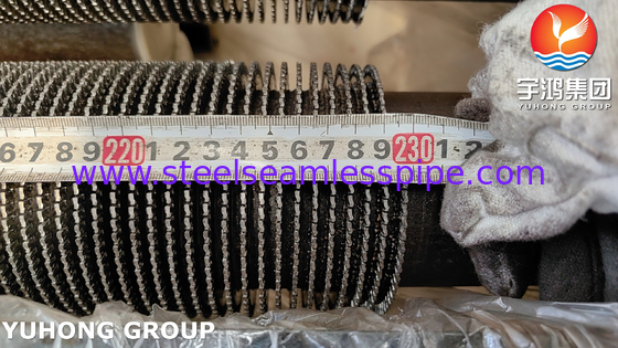 ASME SA335 P9 11CR मिश्र धातु स्टील सर्गेटेड फिन ट्यूब गर्मी हस्तांतरण के लिए