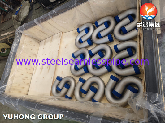 ASME SA213 TP316L 1.4404 स्टेनलेस स्टील U बेंड ट्यूब फायर हीटर के लिए