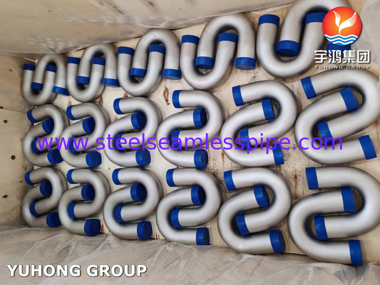 ASME SA213 TP316L 1.4404 स्टेनलेस स्टील U बेंड ट्यूब फायर हीटर के लिए