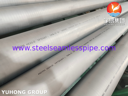 ASTM A312 TP316L स्टेनलेस स्टील तेल, गैस के लिए निर्बाध पाइप