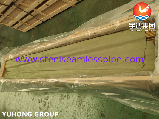 ASME SB111 C68700 हीट एक्सचेंजर ट्यूब बंडल के लिए एल्यूमीनियम पीतल सीमलेस ट्यूब O61