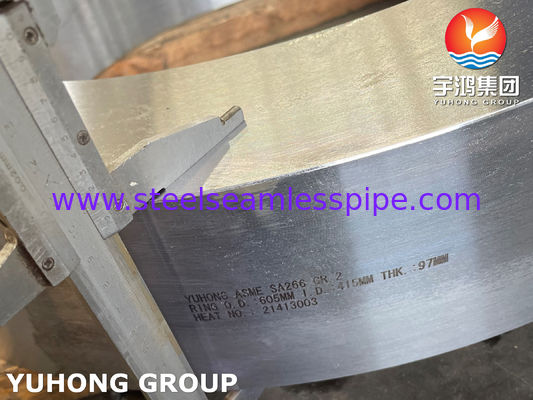 ASME SA965 F304 डिस्क और SA266 GR.2 रिंग गर्मी एक्सचेंजर भाग के लिए