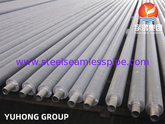 ASME SA210 Gr A1 सीमलेस ट्यूब Al1060 एल्यूमीनियम फिन एम्बेडेड जी प्रकार फिन ट्यूब