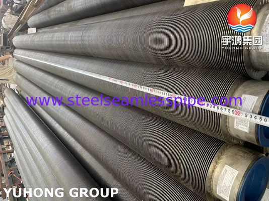 ASTM A376 TP347H S34709 स्टेनलेस स्टील उच्च आवृत्ति वेल्डेड सर्पिल फिन ट्यूब
