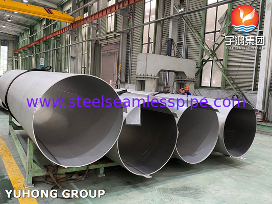Astm A358 Cl.1 Cl.3 Tp304h स्टेनलेस स्टील वेल्डेड पाइप सादा अंत