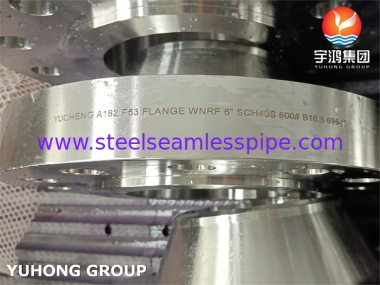 ASTM A182 F53, UNS S32750, 1.4410 सुपर डुप्लेक्स स्टेनलेस स्टील वेल्ड नेक फ्लैंज RF B16.5